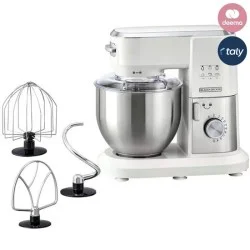 Black Decker Multifunctional Kitchen Machine 1000W 6L - White